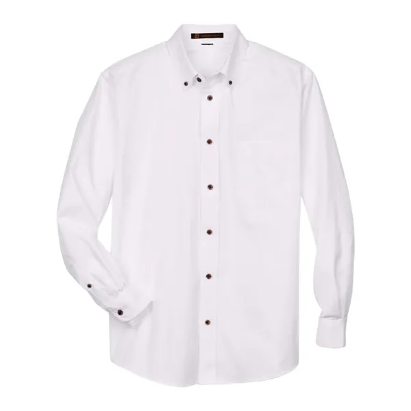 Harriton Men's Easy Blend™ Twill Shirt - Harriton Men's Easy Blend™ Twill Shirt - Image 27 of 30