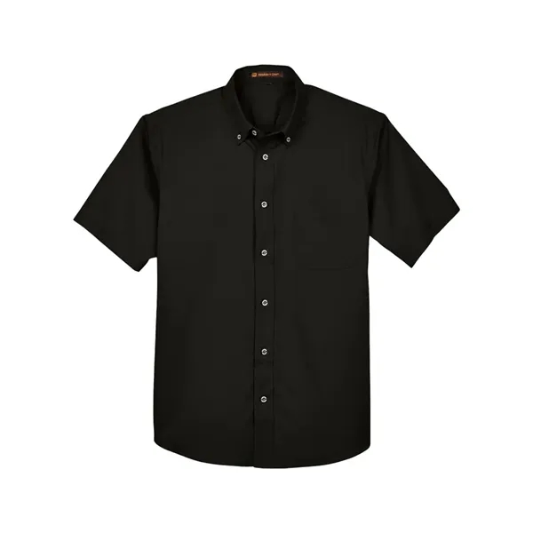 Harriton Men's Easy Blend™ Twill Dress Shirt with Stain-R... - Harriton Men's Easy Blend™ Twill Dress Shirt with Stain-R... - Image 1 of 12
