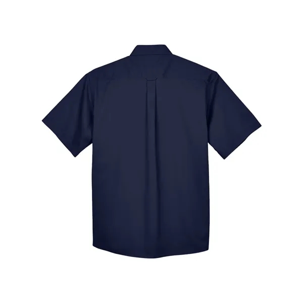 Harriton Men's Easy Blend™ Twill Dress Shirt with Stain-R... - Harriton Men's Easy Blend™ Twill Dress Shirt with Stain-R... - Image 6 of 12