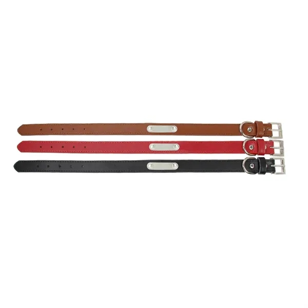 Custom Leather Dog Cat Collar - Custom Leather Dog Cat Collar - Image 1 of 1