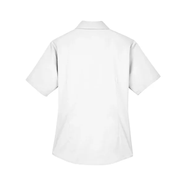 Harriton Women's Easy Blend™ Short Sleeve Twill Dress Shi... - Harriton Women's Easy Blend™ Short Sleeve Twill Dress Shi... - Image 10 of 12