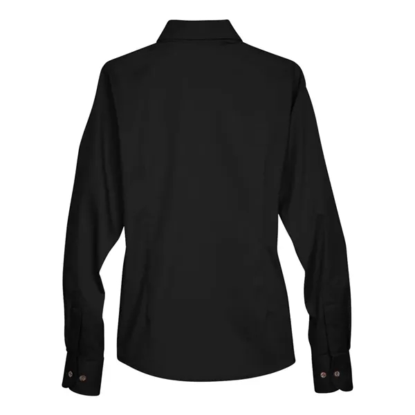 Harriton Women's Easy Blend™ Long Sleeve Twill Dress Shir... - Harriton Women's Easy Blend™ Long Sleeve Twill Dress Shir... - Image 2 of 28