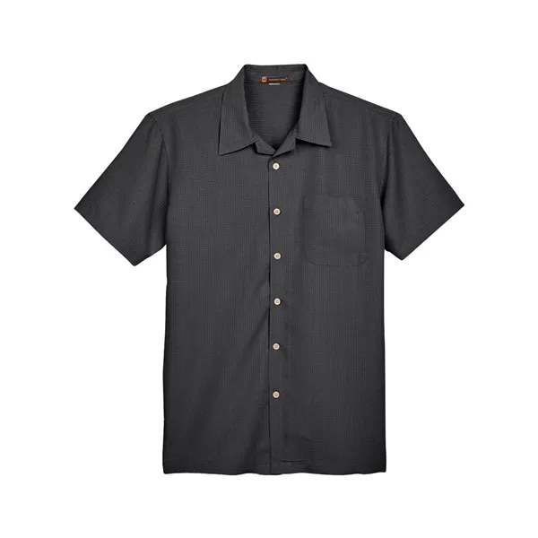 Harriton Men's Barbados Textured Camp Shirt - Harriton Men's Barbados Textured Camp Shirt - Image 1 of 20