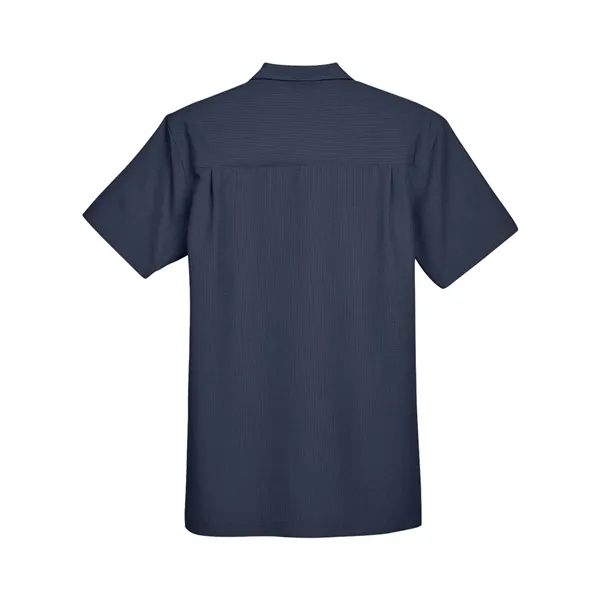 Harriton Men's Barbados Textured Camp Shirt - Harriton Men's Barbados Textured Camp Shirt - Image 10 of 20