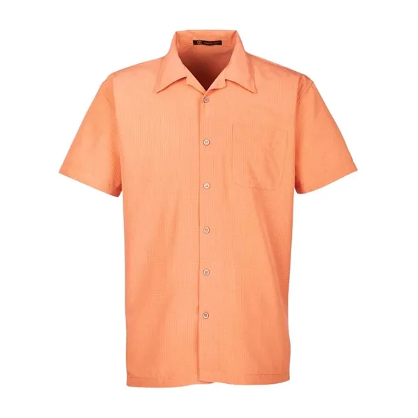 Harriton Men's Barbados Textured Camp Shirt - Harriton Men's Barbados Textured Camp Shirt - Image 11 of 20
