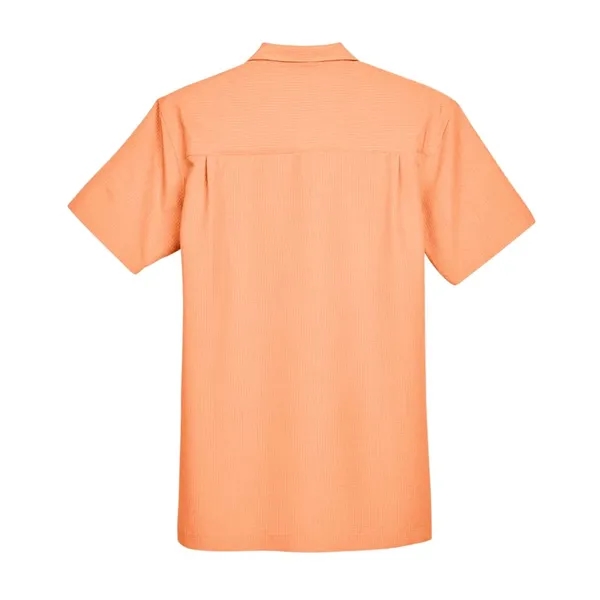 Harriton Men's Barbados Textured Camp Shirt - Harriton Men's Barbados Textured Camp Shirt - Image 12 of 20