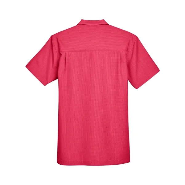 Harriton Men's Barbados Textured Camp Shirt - Harriton Men's Barbados Textured Camp Shirt - Image 16 of 20