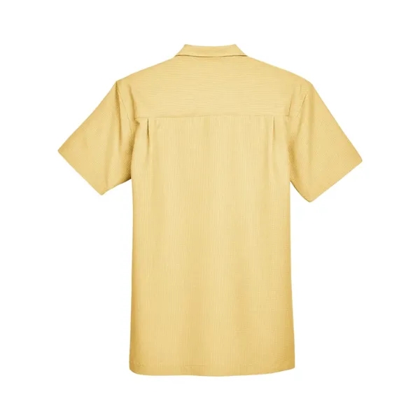 Harriton Men's Barbados Textured Camp Shirt - Harriton Men's Barbados Textured Camp Shirt - Image 18 of 20