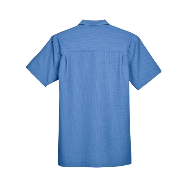 Harriton Men's Barbados Textured Camp Shirt - Harriton Men's Barbados Textured Camp Shirt - Image 20 of 20