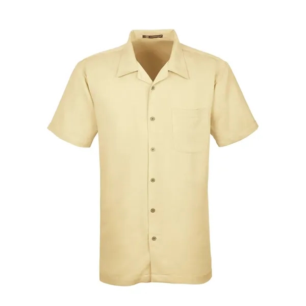 Harriton Men's Bahama Cord Camp Shirt - Harriton Men's Bahama Cord Camp Shirt - Image 11 of 12
