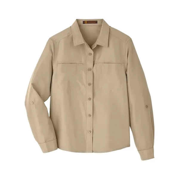 Harriton Women's Key West Performance Staff Shirt - Harriton Women's Key West Performance Staff Shirt - Image 6 of 14