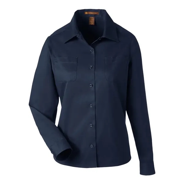 Harriton Women's Advantage IL Workshirt - Harriton Women's Advantage IL Workshirt - Image 5 of 8