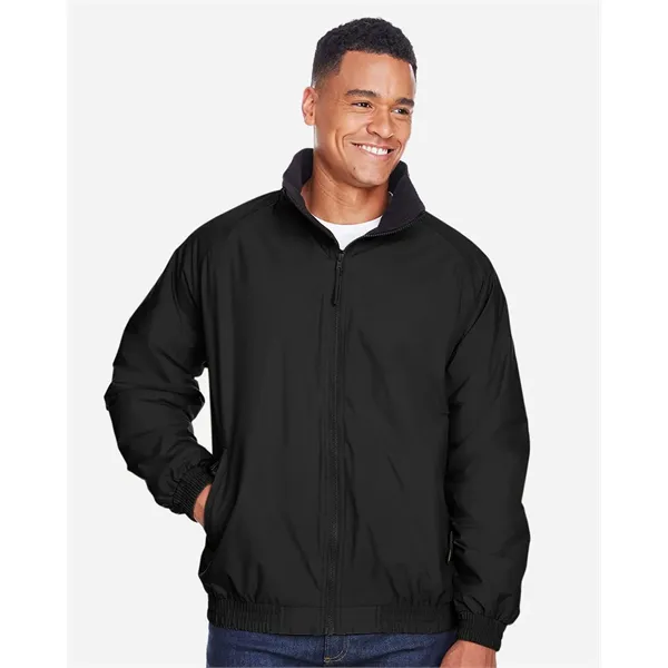 Harriton Unisex Fleece Lined Nylon Jacket - Harriton Unisex Fleece Lined Nylon Jacket - Image 0 of 4