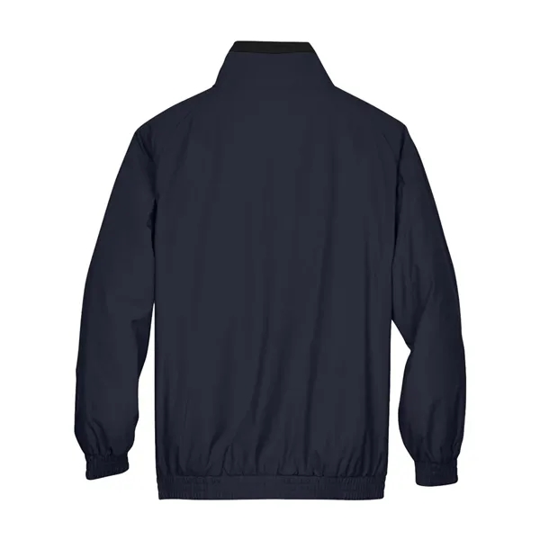 Harriton Unisex Fleece Lined Nylon Jacket - Harriton Unisex Fleece Lined Nylon Jacket - Image 4 of 4