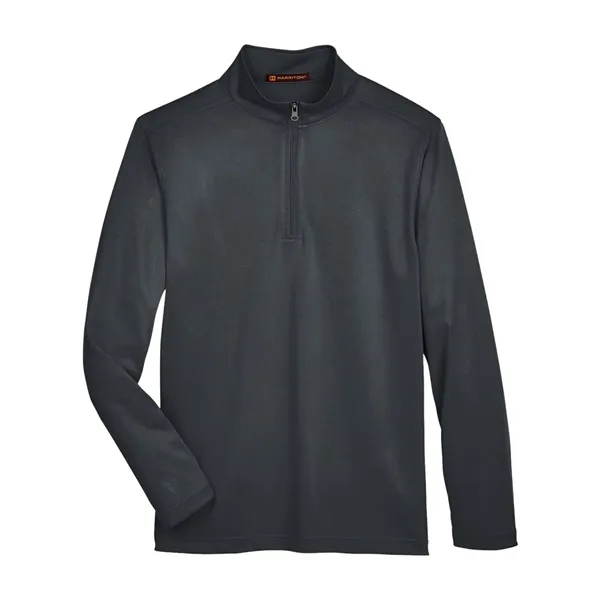 Harriton Men's Advantage Snag Protection Plus Quarter-Zip... - Harriton Men's Advantage Snag Protection Plus Quarter-Zip... - Image 3 of 10