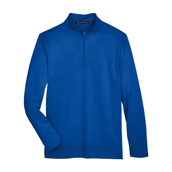 Harriton Men's Advantage Snag Protection Plus Quarter-Zip... - Harriton Men's Advantage Snag Protection Plus Quarter-Zip... - Image 9 of 10