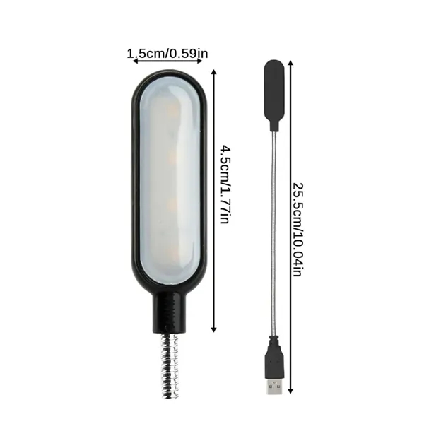 Flexible USB LED Light Lamp with Adjustable Gooseneck - Flexible USB LED Light Lamp with Adjustable Gooseneck - Image 1 of 5
