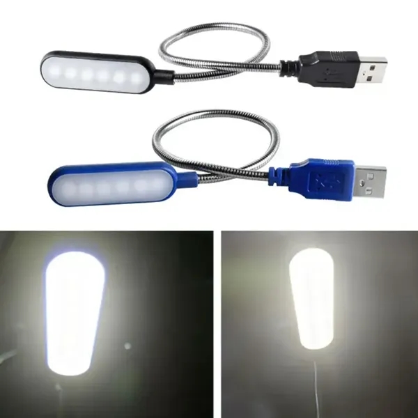 Flexible USB LED Light Lamp with Adjustable Gooseneck - Flexible USB LED Light Lamp with Adjustable Gooseneck - Image 4 of 5
