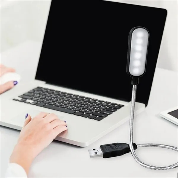 Flexible USB LED Light Lamp with Adjustable Gooseneck - Flexible USB LED Light Lamp with Adjustable Gooseneck - Image 5 of 5