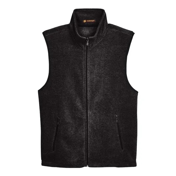 Harriton Unisex Fleece Full-Zip Vest - Harriton Unisex Fleece Full-Zip Vest - Image 1 of 16