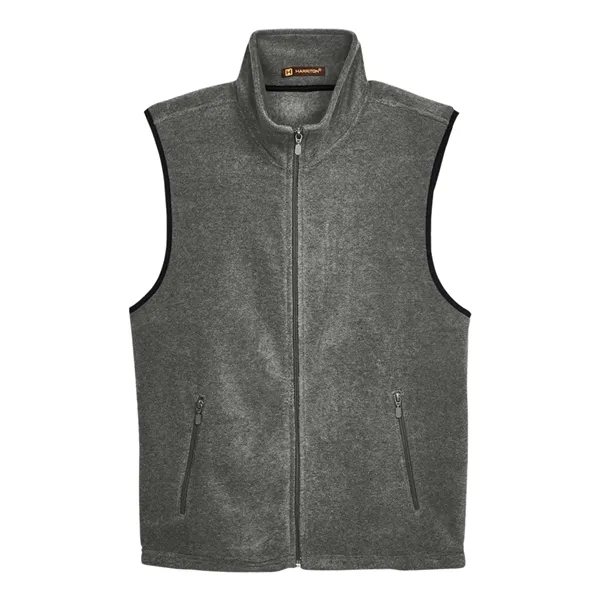 Harriton Unisex Fleece Full-Zip Vest - Harriton Unisex Fleece Full-Zip Vest - Image 3 of 16