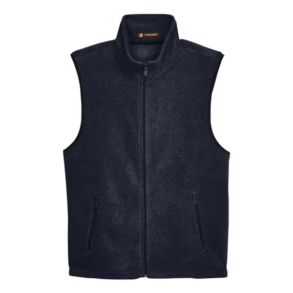 Harriton Unisex Fleece Full-Zip Vest - Harriton Unisex Fleece Full-Zip Vest - Image 7 of 16