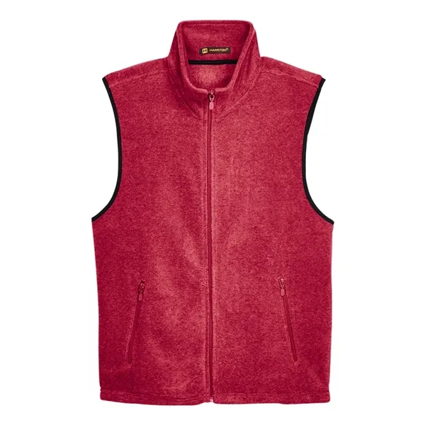 Harriton Unisex Fleece Full-Zip Vest - Harriton Unisex Fleece Full-Zip Vest - Image 9 of 16