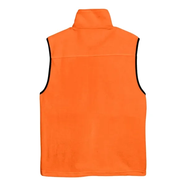 Harriton Unisex Fleece Full-Zip Vest - Harriton Unisex Fleece Full-Zip Vest - Image 12 of 16