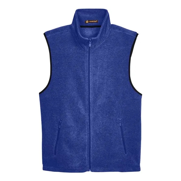 Harriton Unisex Fleece Full-Zip Vest - Harriton Unisex Fleece Full-Zip Vest - Image 15 of 16