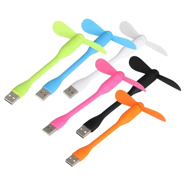 Flexible USB Mini Fan for Laptop and Power Bank - Flexible USB Mini Fan for Laptop and Power Bank - Image 2 of 5