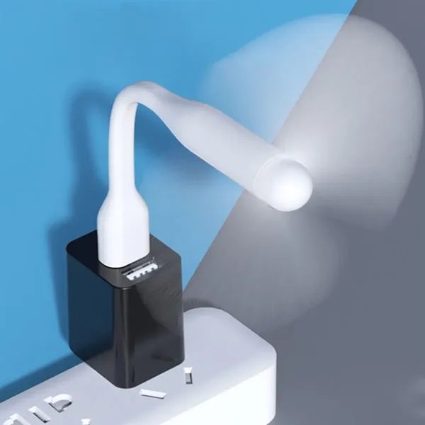 Flexible USB Mini Fan for Laptop and Power Bank - Flexible USB Mini Fan for Laptop and Power Bank - Image 4 of 5