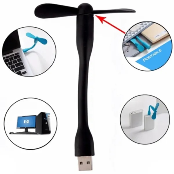 Flexible USB Mini Fan for Laptop and Power Bank - Flexible USB Mini Fan for Laptop and Power Bank - Image 5 of 5