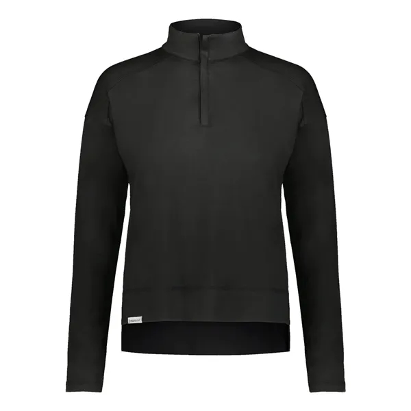 Holloway Women's Eco Revive™ Ventura Soft Knit Quarter-Zip - Holloway Women's Eco Revive™ Ventura Soft Knit Quarter-Zip - Image 3 of 10