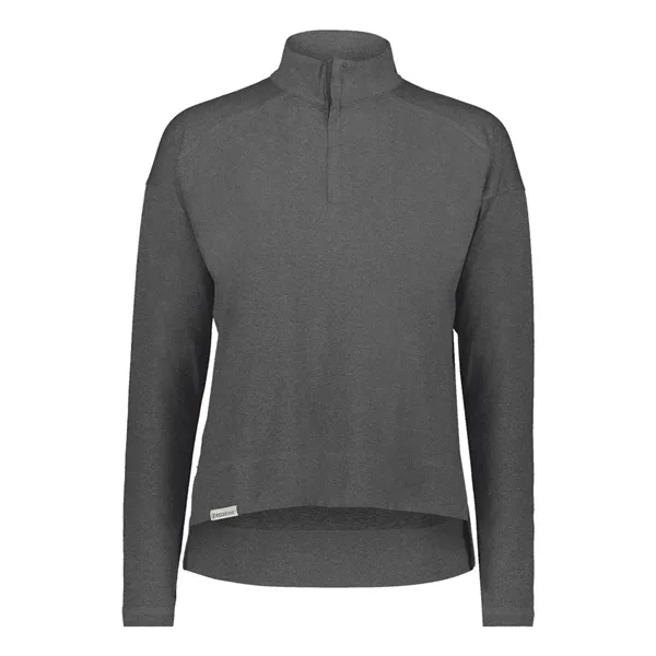Holloway Women's Eco Revive™ Ventura Soft Knit Quarter-Zip - Holloway Women's Eco Revive™ Ventura Soft Knit Quarter-Zip - Image 5 of 10