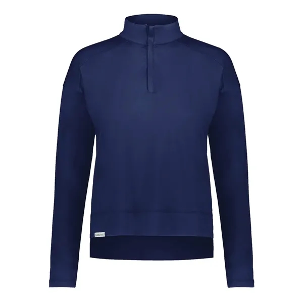Holloway Women's Eco Revive™ Ventura Soft Knit Quarter-Zip - Holloway Women's Eco Revive™ Ventura Soft Knit Quarter-Zip - Image 7 of 10