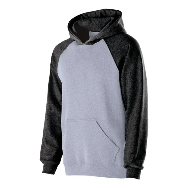 Holloway Youth Cotton/Poly Fleece Banner Hooded Sweatshirt