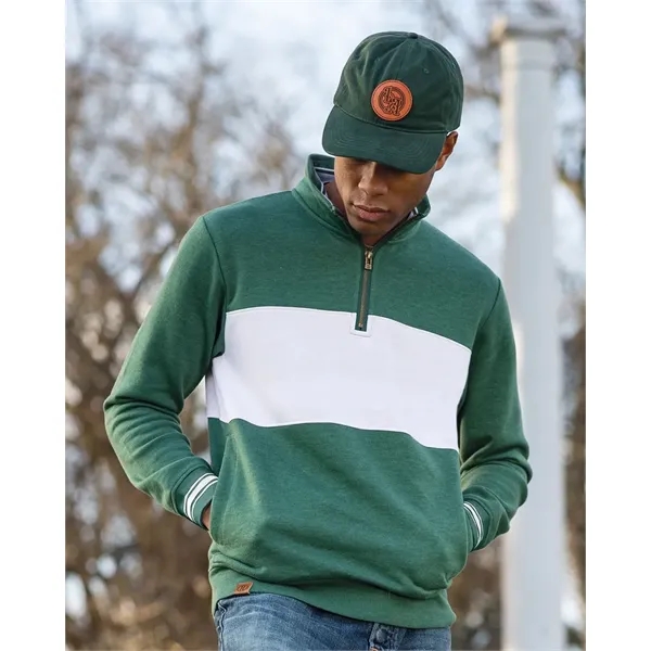 Holloway Men's All-American Fleece Colorblocked Quarter-Z... - Holloway Men's All-American Fleece Colorblocked Quarter-Z... - Image 0 of 16