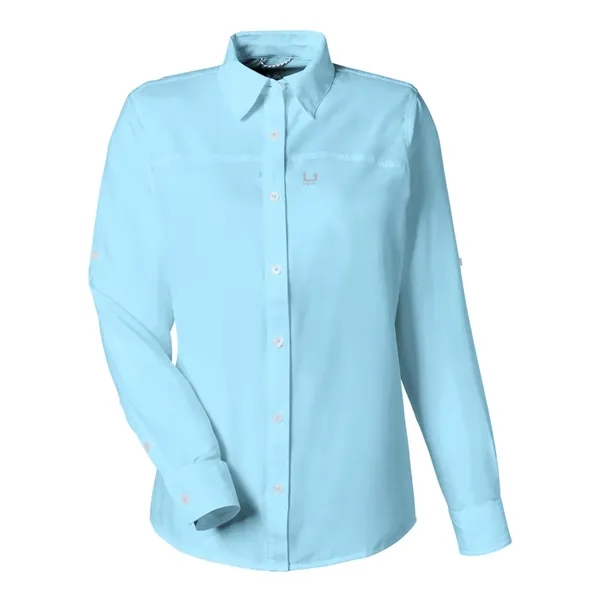 HUK Women's Tide Point Long Sleeve Shirt - HUK Women's Tide Point Long Sleeve Shirt - Image 3 of 12
