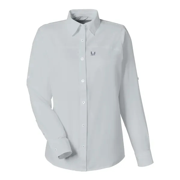 HUK Women's Tide Point Long Sleeve Shirt - HUK Women's Tide Point Long Sleeve Shirt - Image 5 of 12