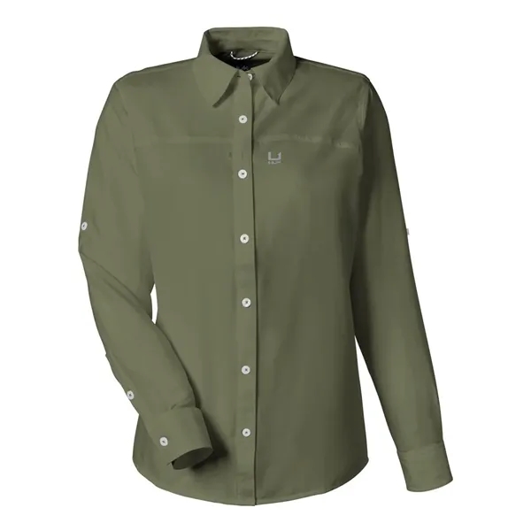 HUK Women's Tide Point Long Sleeve Shirt - HUK Women's Tide Point Long Sleeve Shirt - Image 7 of 12