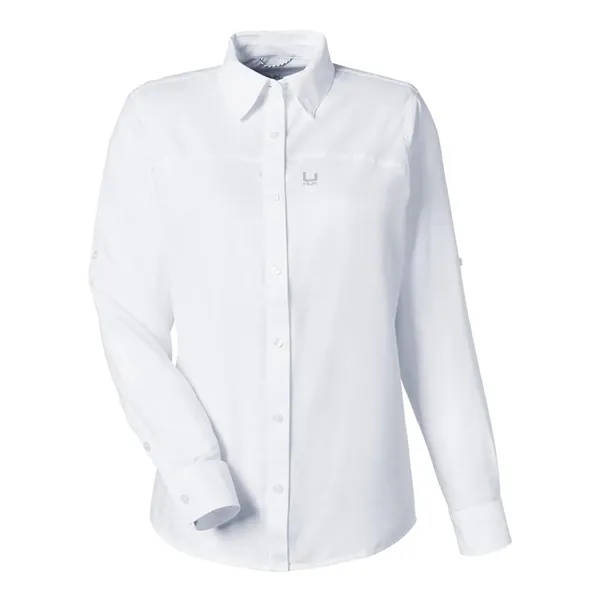 HUK Women's Tide Point Long Sleeve Shirt - HUK Women's Tide Point Long Sleeve Shirt - Image 11 of 12