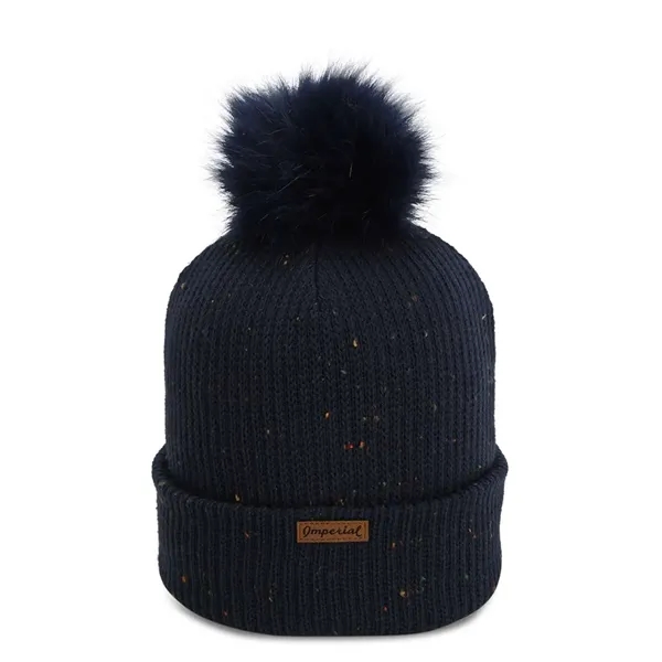 Imperial The Montage Pom Cuffed Beanie - Imperial The Montage Pom Cuffed Beanie - Image 6 of 8