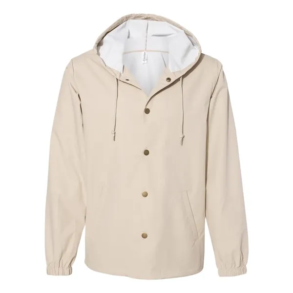 Independent Trading Co. Men's Water-Resistant Hooded Wind... - Independent Trading Co. Men's Water-Resistant Hooded Wind... - Image 5 of 13