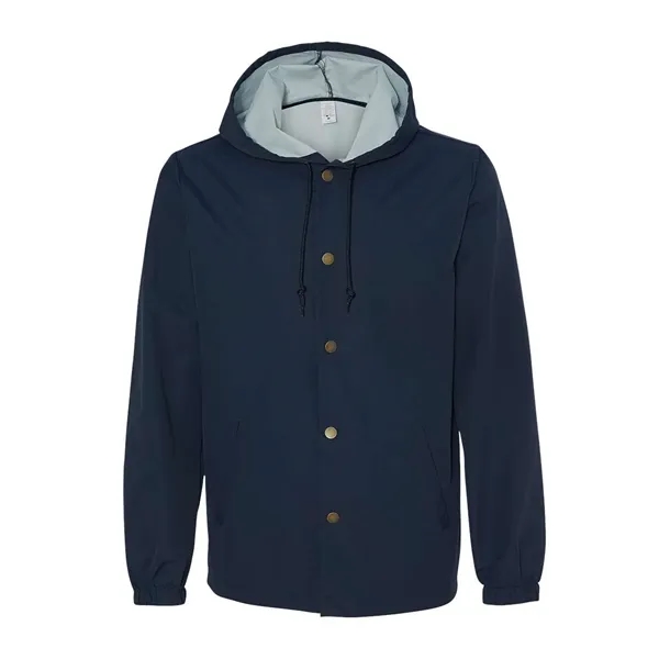 Independent Trading Co. Men's Water-Resistant Hooded Wind... - Independent Trading Co. Men's Water-Resistant Hooded Wind... - Image 7 of 13