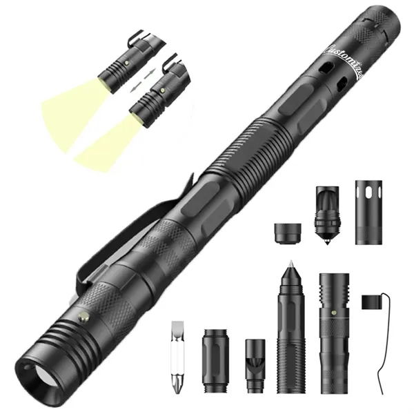 Tactical Pen with LED Flashlight - Tactical Pen with LED Flashlight - Image 0 of 7
