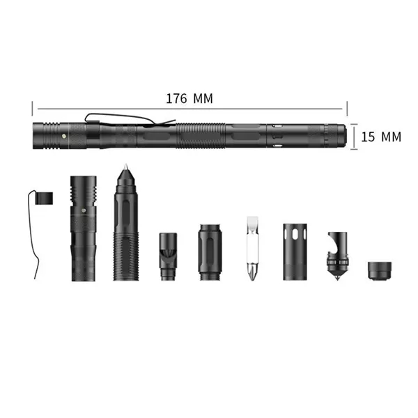 Tactical Pen with LED Flashlight - Tactical Pen with LED Flashlight - Image 1 of 7
