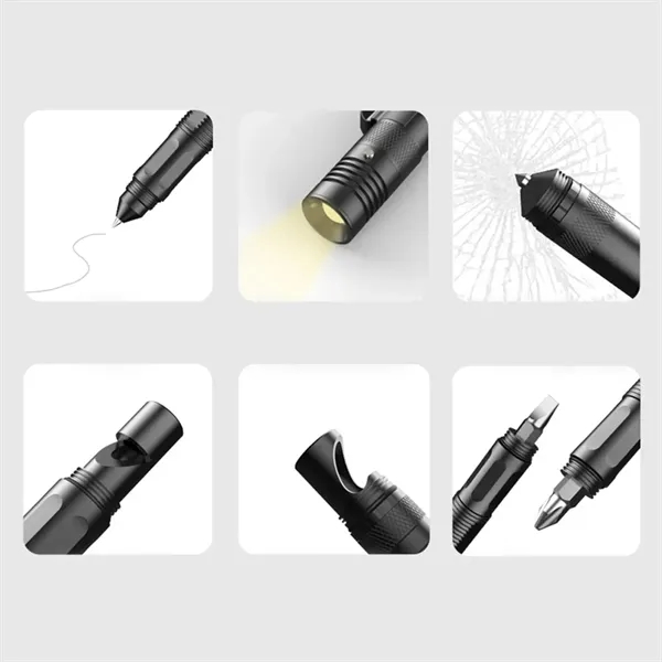 Tactical Pen with LED Flashlight - Tactical Pen with LED Flashlight - Image 2 of 7