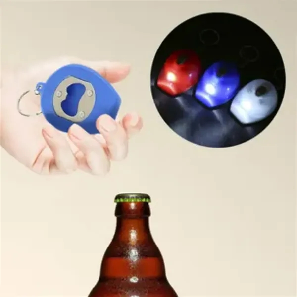 Custom Hard Hat Bottle Opener LED with Keychain - Custom Hard Hat Bottle Opener LED with Keychain - Image 4 of 5