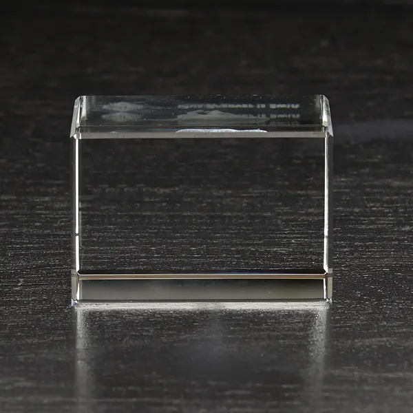 Small Block 3D Crystal Award - Small Block 3D Crystal Award - Image 1 of 1