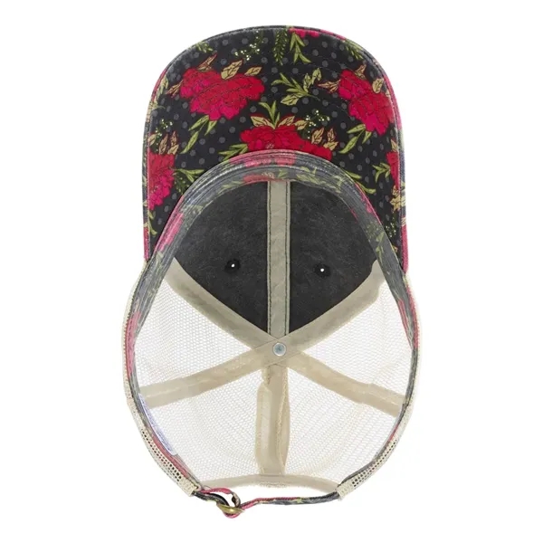 Infinity Her Women's Printed Bill with Mesh Back Cap - Infinity Her Women's Printed Bill with Mesh Back Cap - Image 8 of 18